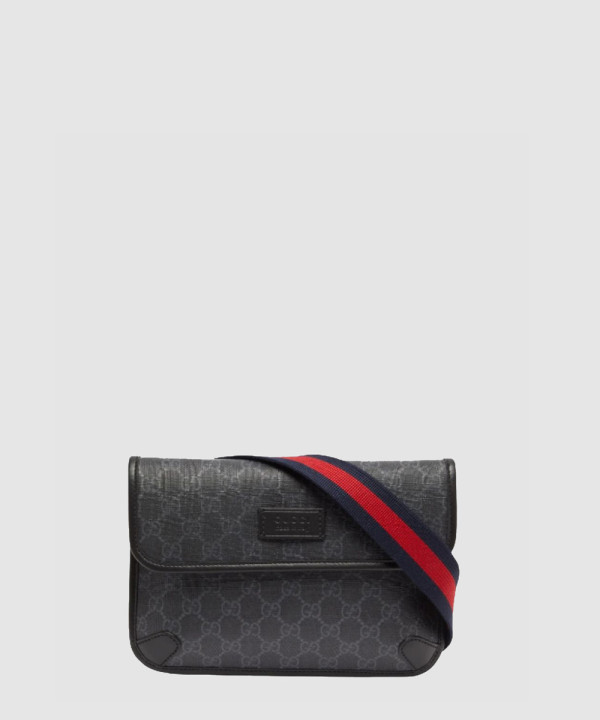 [GUCCI-구찌] GG 블랙 수프림 벨트 백 598113