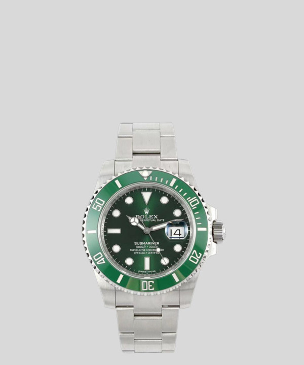 [ROLEX-롤렉스] 서브마리너 그린 스틸 데이트 116610LV  40mm