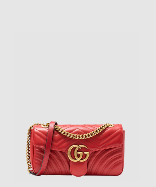 [GUCCI-구찌] GG 마몽 마틀라세 스몰 숄더백 443497