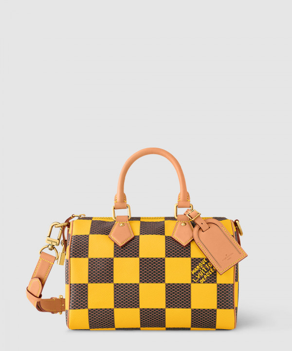 [LOUIS VUITTON-루이비통] 스피디 25 반둘리에 다미에 팝 N40585