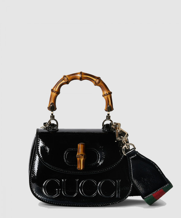 [GUCCI-구찌] 뱀부 1947 미니 탑 핸들백 ‎786482