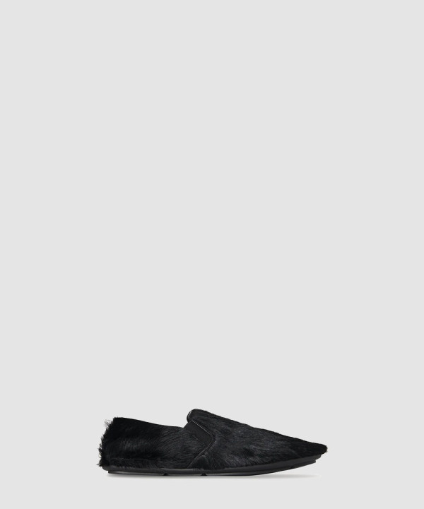 [THE ROW-더로우] 가죽 슬립온 F1562L7BLK