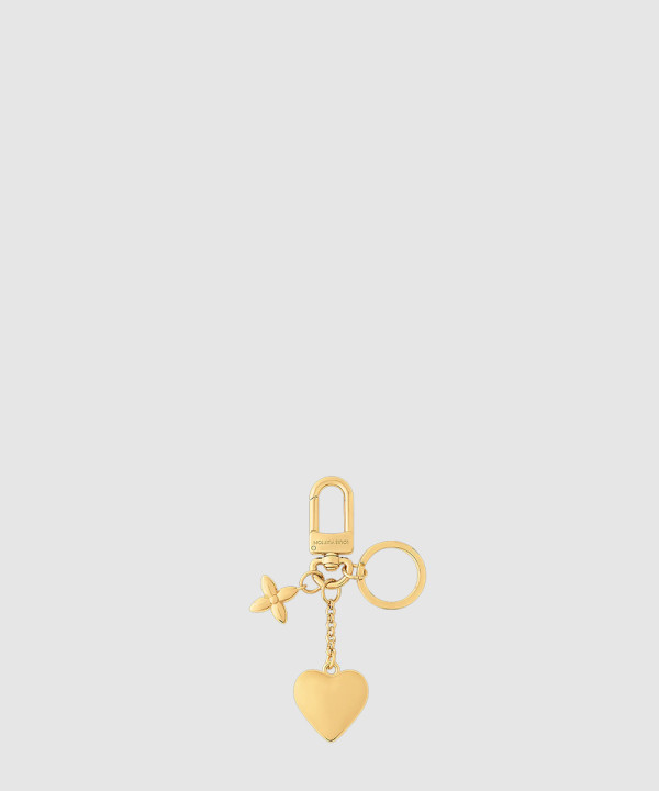 [LOUIS VUITTON-루이비통] 새틴 하트 백 참 & 키 홀더 M01142