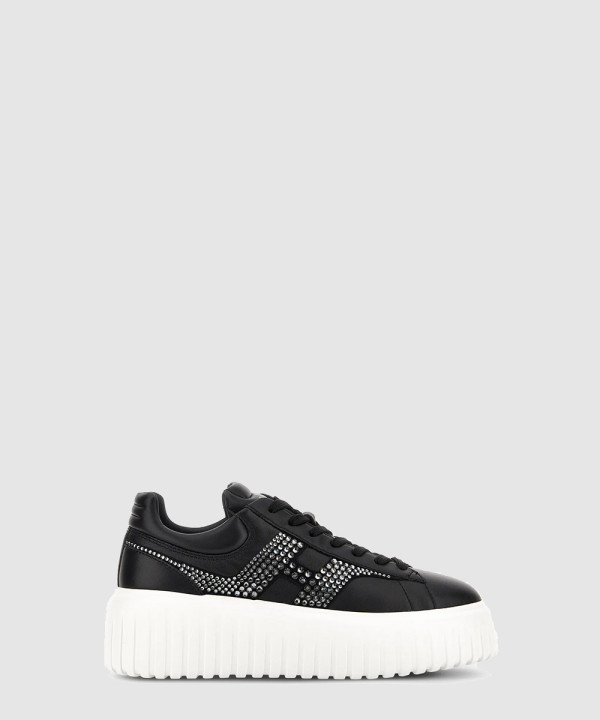 [HOGAN-호간] H 스트라이프 스니커즈 HXW6450FO60U48B999