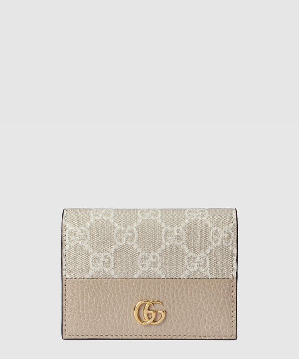 [GUCCI-구찌] GG 마몽 바이컬러 카드 케이스 지갑 658610