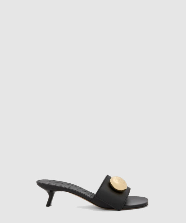 [LOEWE-로에베] 가죽 소재의 페블 슬라이드 L815465XAZ