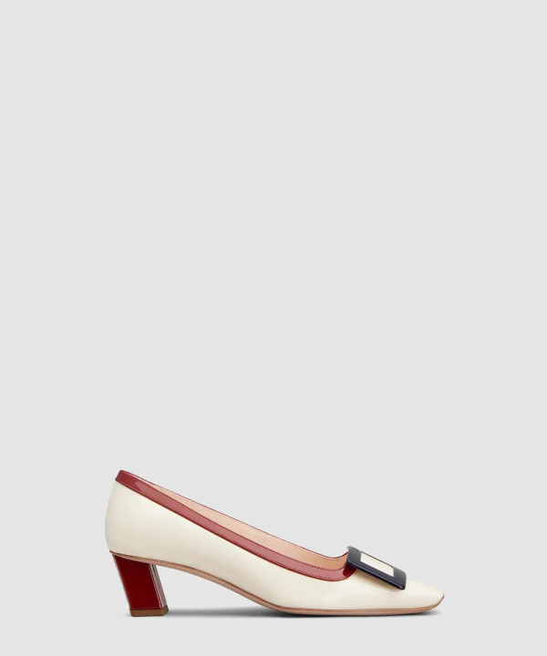 [ROGER VIVIER-로저비비에] 벨 비비에 메탈 버클 슬링백 펌프스 RVW00636120D1P1F33