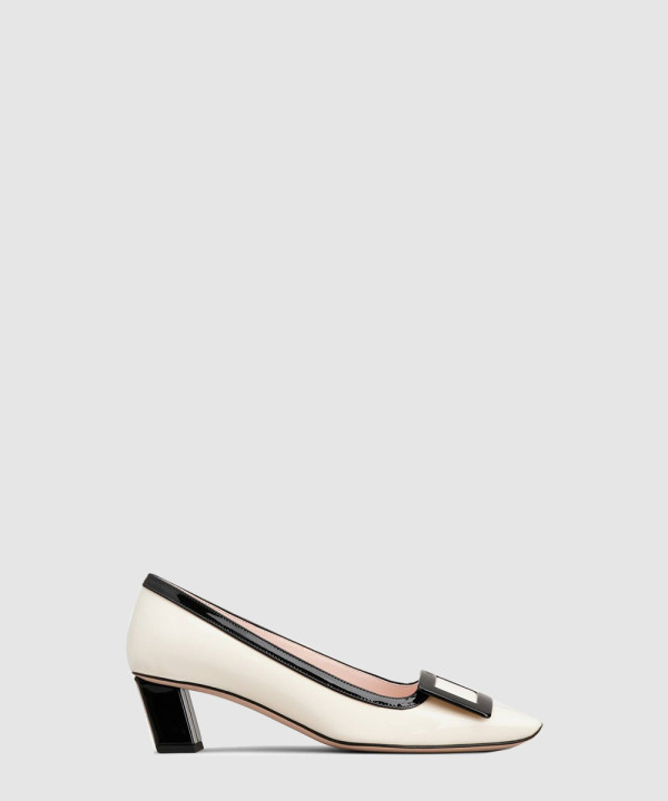 [ROGER VIVIER-로저비비에] 벨 비비에 메탈 버클 슬링백 펌프스 RVW00636120D1P0H62