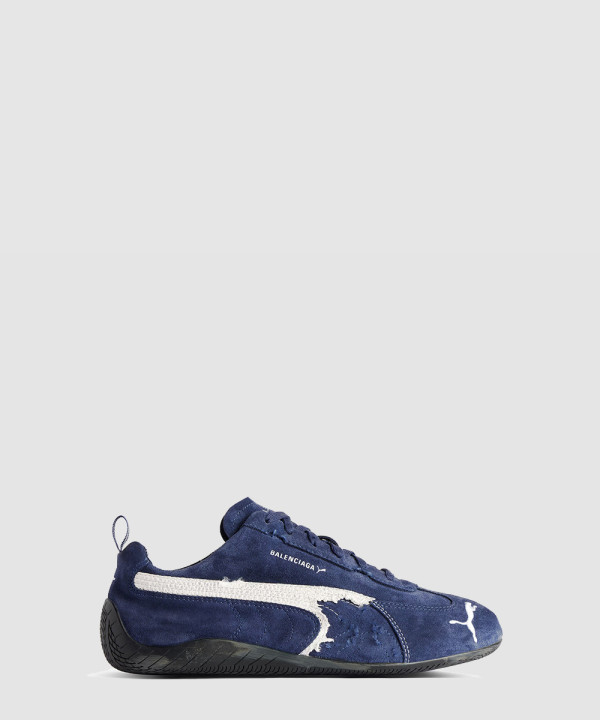 [BALENCIAGA-발렌시아가] 스피드캣 스웨이드 발렌시아가 블랙 화이트 847146