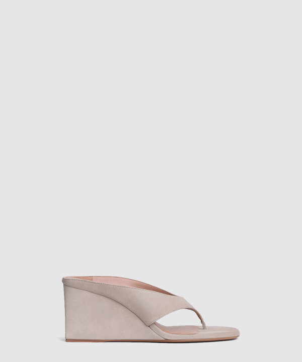 [ALAIA-알라이아] CUBE 통 뮬 AA3M105C0H53