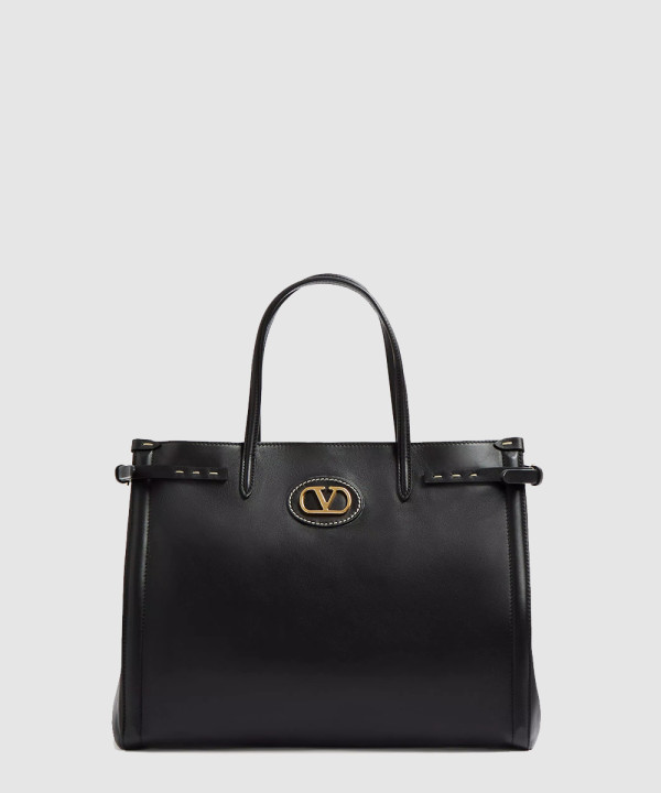 [VALENTINO-발렌티노] 가라바니 앙티브 미디엄 카프스킨 쇼퍼백 8W2B0R19YYQ