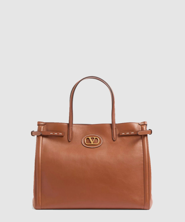 [VALENTINO-발렌티노] 가라바니 앙티브 미디엄 카프스킨 쇼퍼백 8W2B0R19YYQ
