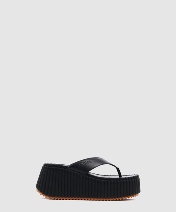 [CHLOE-끌로에] Nama 웨지 슬라이드 CHC25A10XSN001